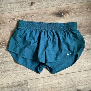 Nike Teal Lined Running Shorts
